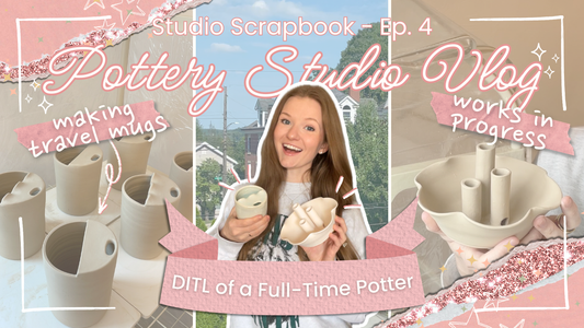 ✨ Crafting Ceramic Travel Mugs & Works in Progress | Full-Time Ceramic Artist | Home Pottery Studio ✨