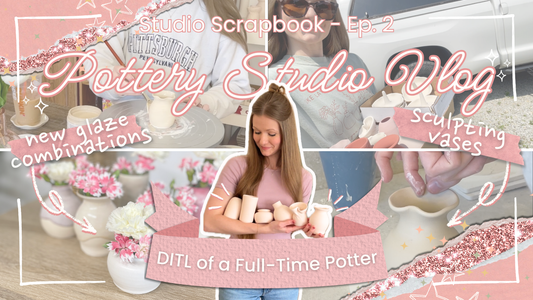 ✨ Making Bud Vases that SOLD OUT for Mother's Day / Potter & Artist - Studio Scrapbook ✨