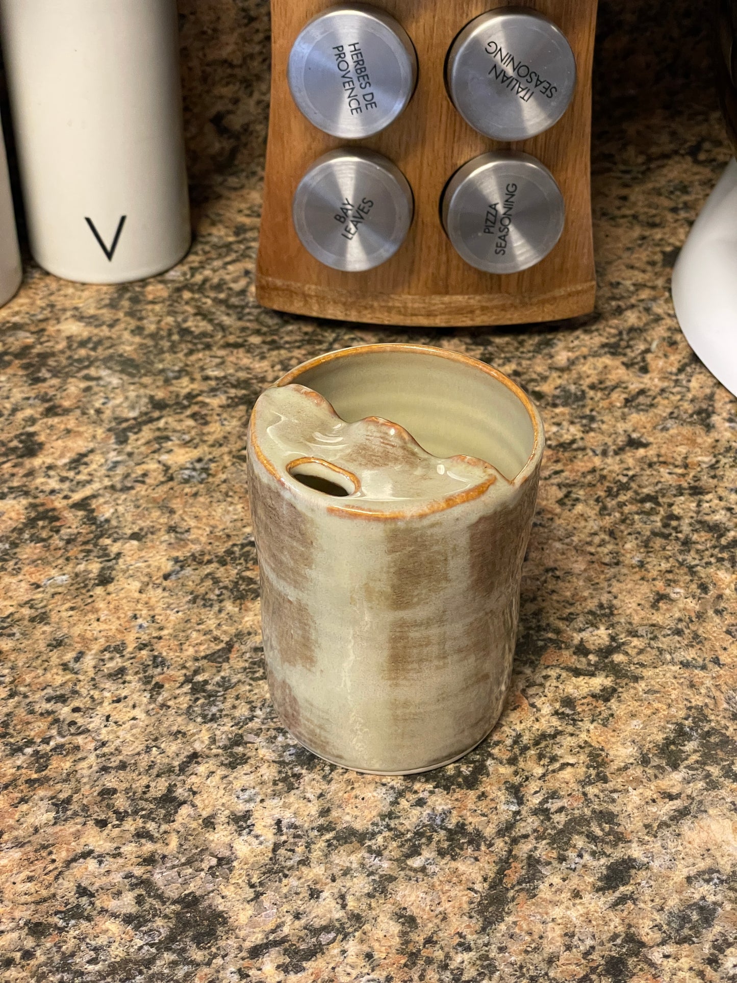 Olive Drift To-Go Cup - Ruffle Edge