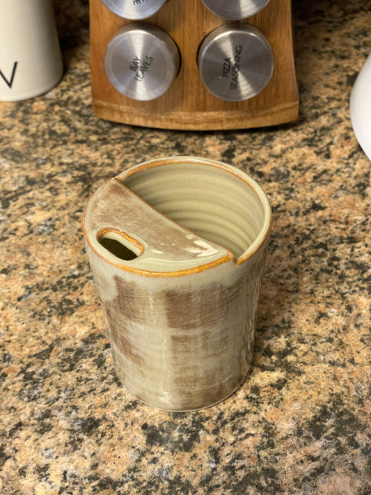 Olive Drift To-Go Cup - Straight Edge