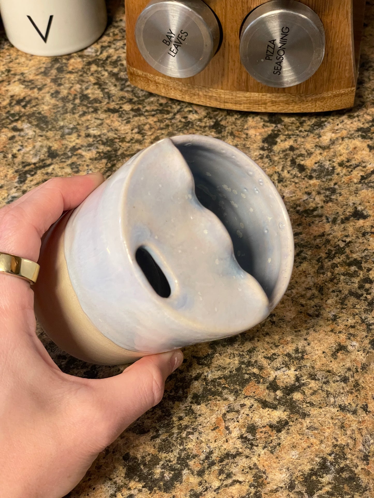 Glacial Mist To-Go Cup - Ruffled Edge